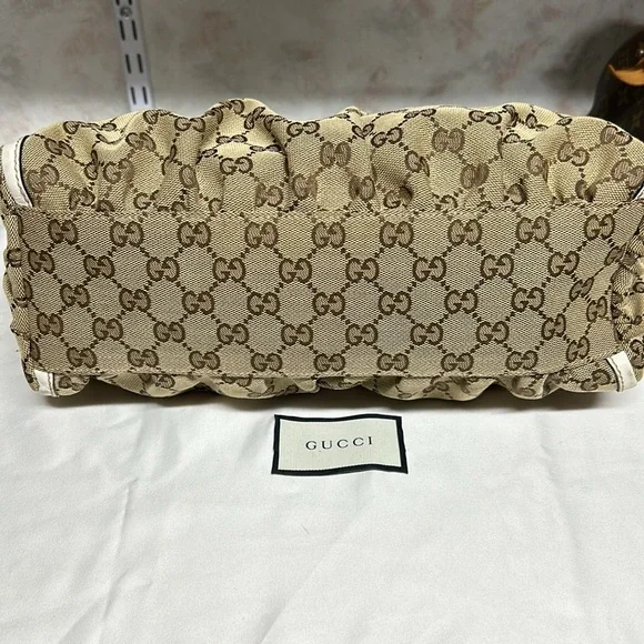 ❤️❤️ Sold❤️❤️ Gucci Abbey GG logo monogram canvas bag - Picture 6 of 7